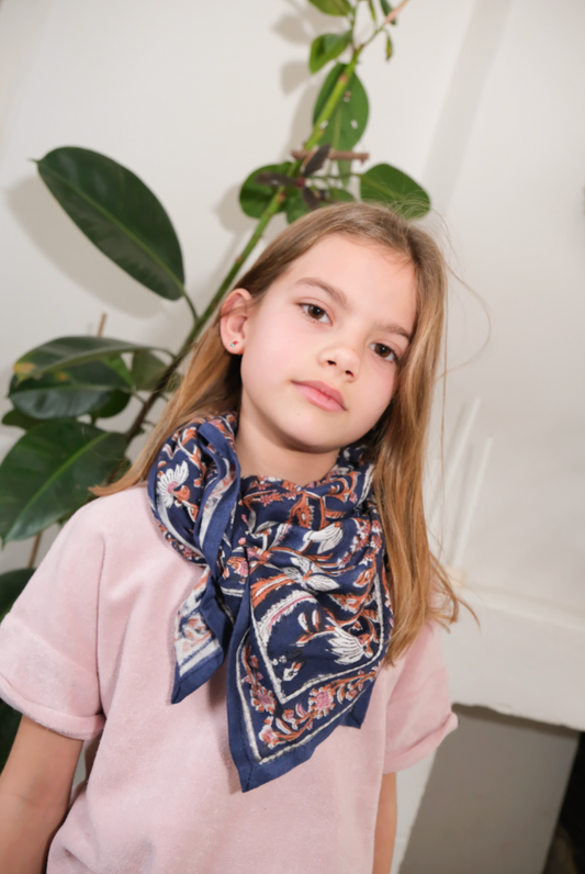 Foulards Bébé, Enfant  Dheli Minuit 50 cm
