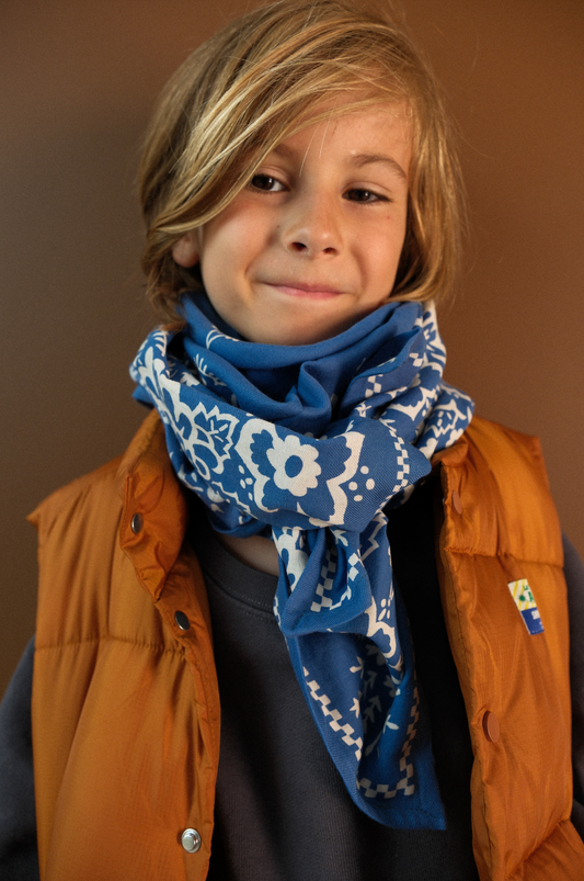 Foulard Adulte Mysore bandana Ciel