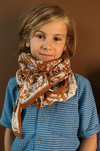 Duo Foulard Matchy Matchy 1 grand et 1 petit Calcutta caramel