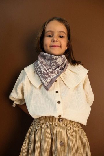 Foulard Kids Calcutta Grey