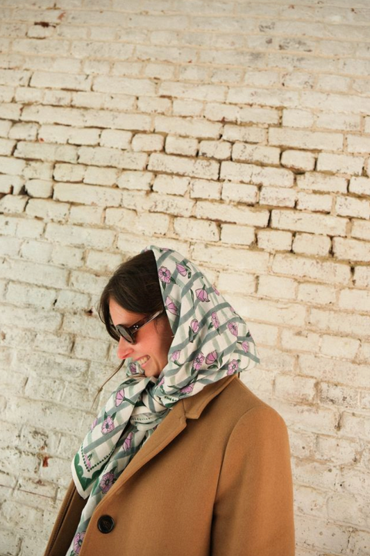 Foulard Adulte Chennai Sauge