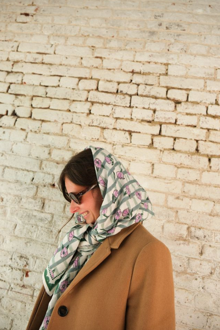 Foulard Adulte Chennai Sauge