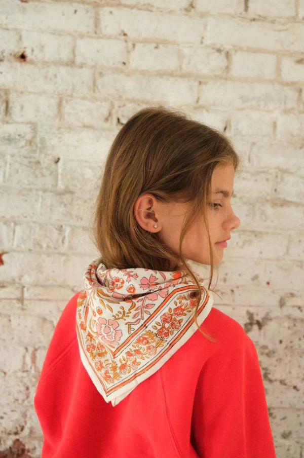 Duo Foulard Matchy Matchy 1 grand et 1 petit So Family BRIQUE
