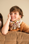 Duo Foulard Matchy Matchy 1 grand et 1 petit So Family CERISIER