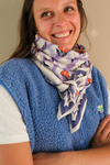 Duo Foulard Matchy Matchy 1 grand et 1 petit Chennai Lilas