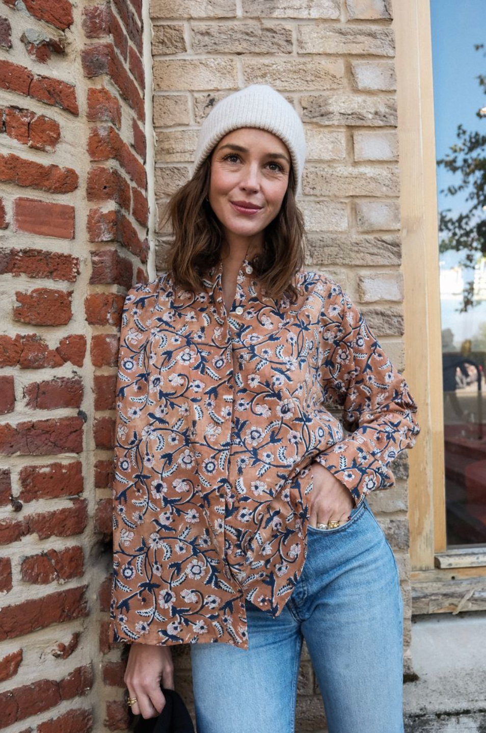 Blouse Lucie Abricot