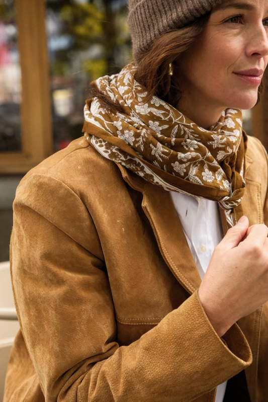 Duo Foulard Matchy Matchy 1 grand et 1 petit Calcutta olive
