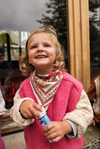 Foulard Jaipur Grenat kids , 50 cm