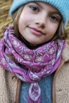 Foulard  Adulte Bellis Poudré 100 cm