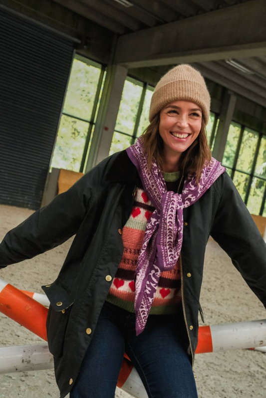 Foulard Adulte Mumbai Purple