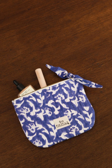 petite pochette Mumbai Saphir