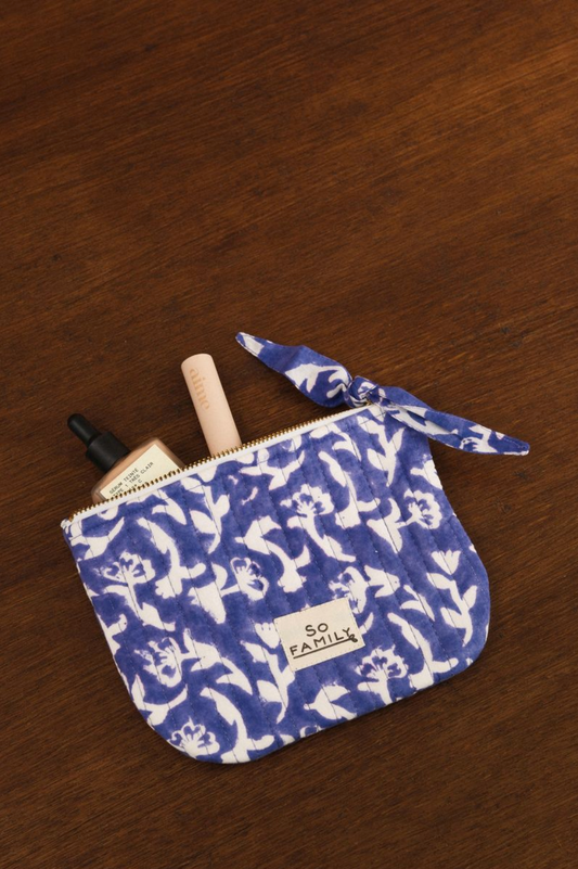 petite pochette Mumbai Saphir