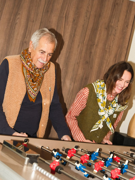 Foulard Adulte Delhi Cumin 100 cm