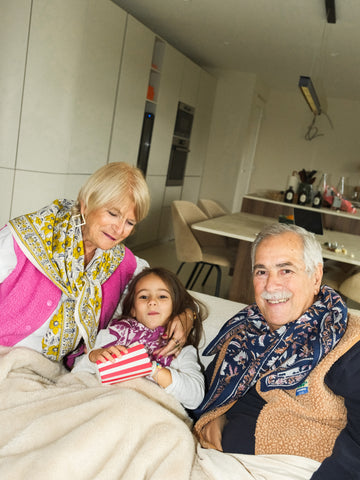 Foulard  Adulte Dheli Minuit 100 cm