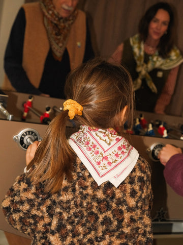 Foulards Bébé, Enfant Delhi Blé 5O cm