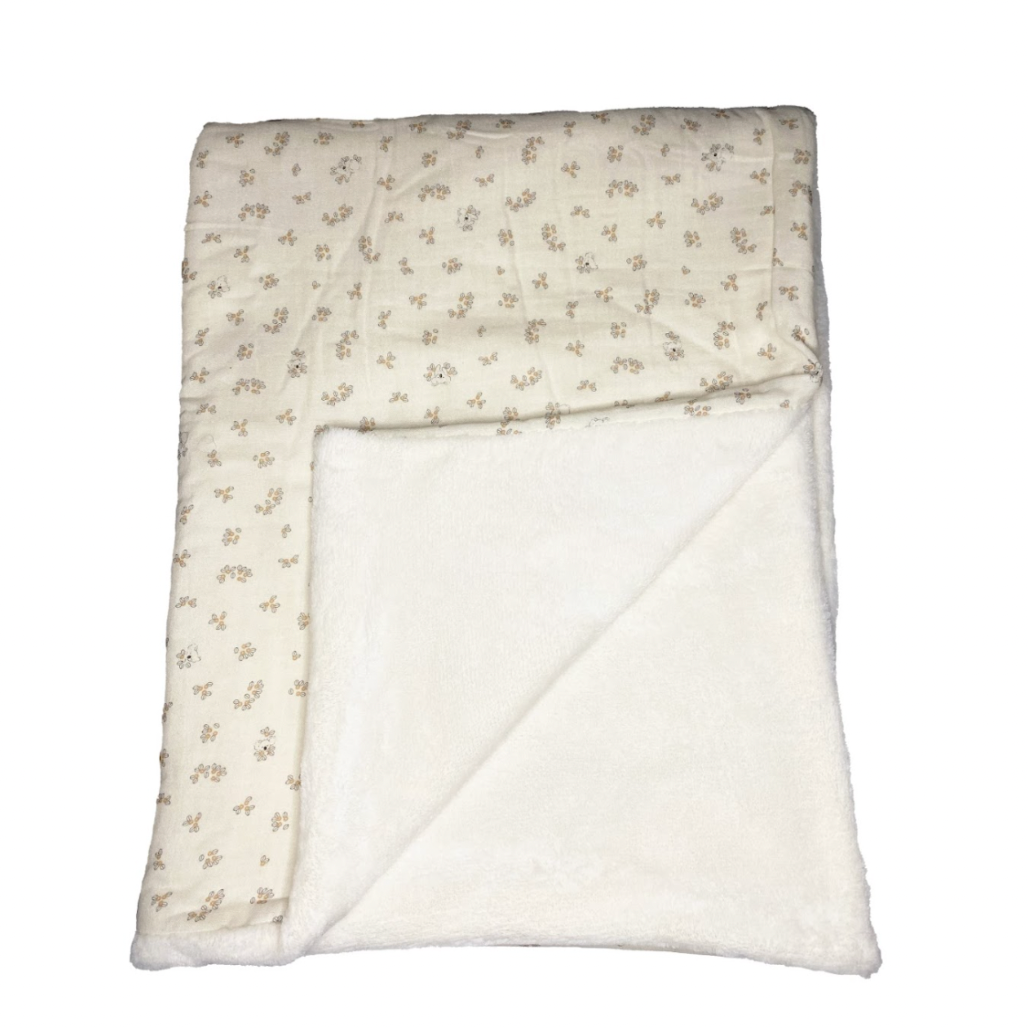 Nos couvertures Marius sont très souples et douces. Une face en Micro polaire et une face en Gaze de coton Fabriqué en France.