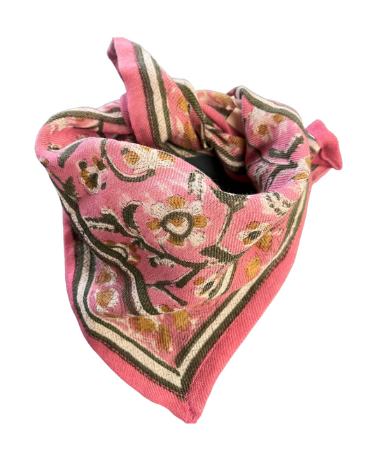 Foulard en Laine Cerise 50 cm