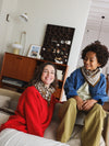 Duo Foulard Matchy Matchy 1 grand et 1 petit Calcutta olive