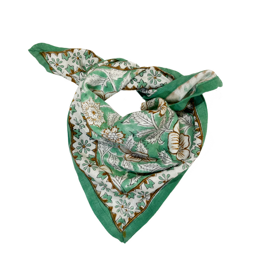 Foulards Bébé, Enfant Delhi Jade 5O cm