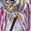 Duo Foulard Matchy Matchy 1 grand et 1 petit So Family CERISIER