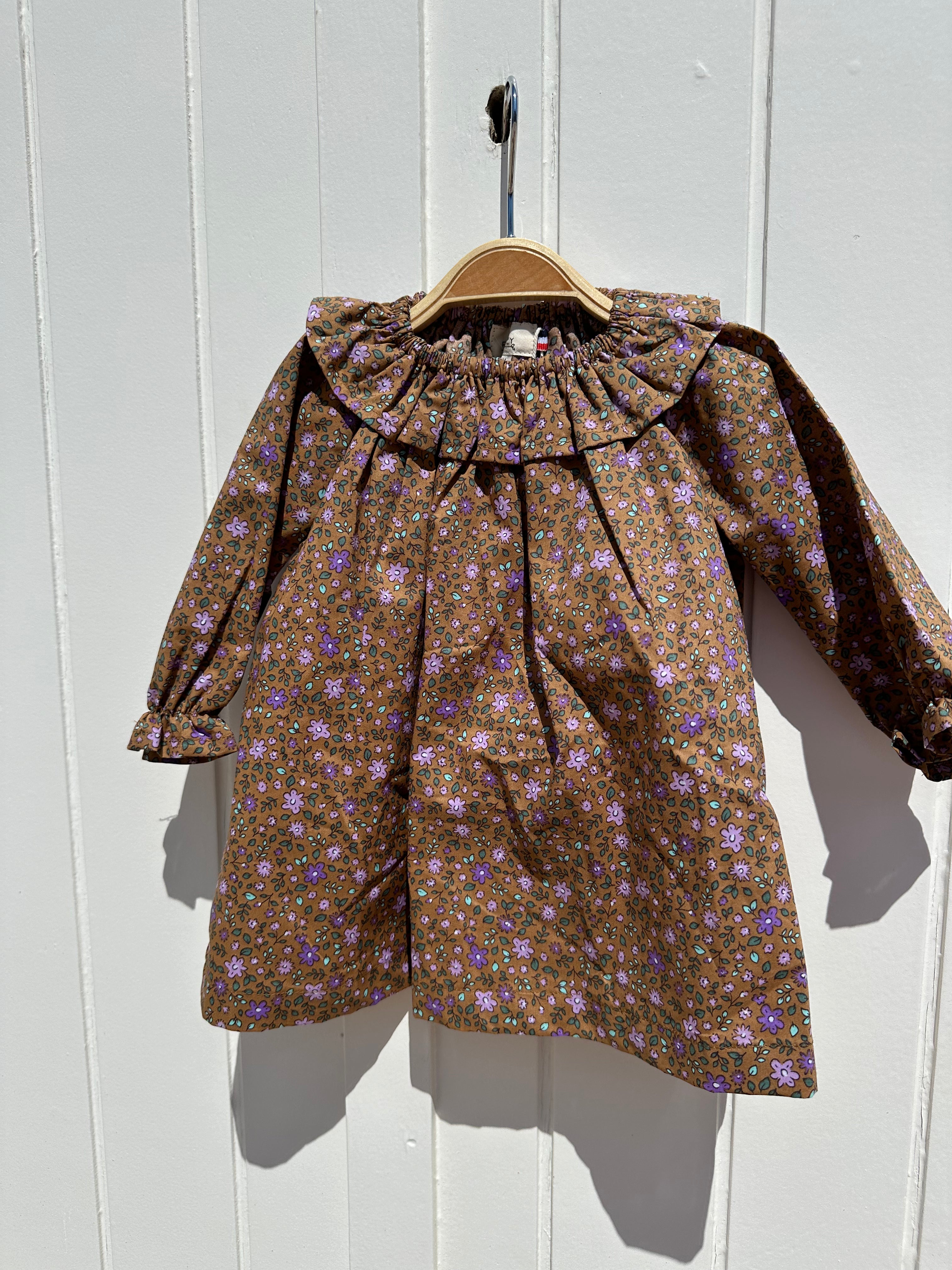 Robe Suzie fleurs violettes