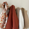 Foulards Bébé, Enfant Delhi Brique 5O cm