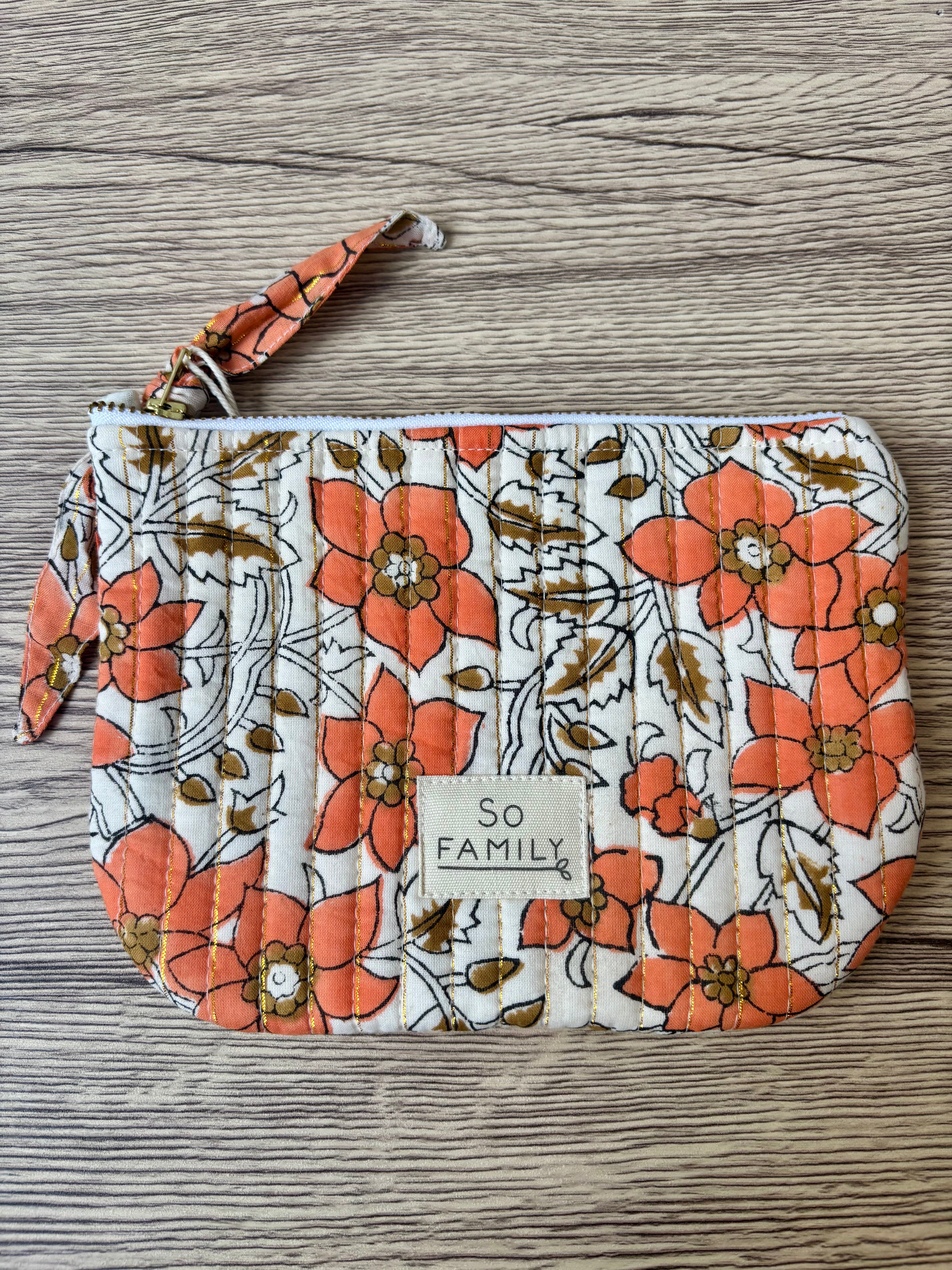 petite pochette Lurex Corail