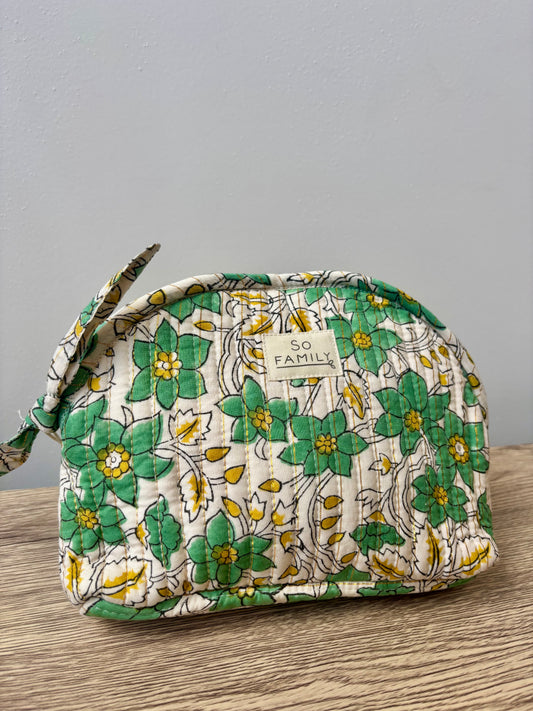 Trousse Make up Lurex Vert Anis