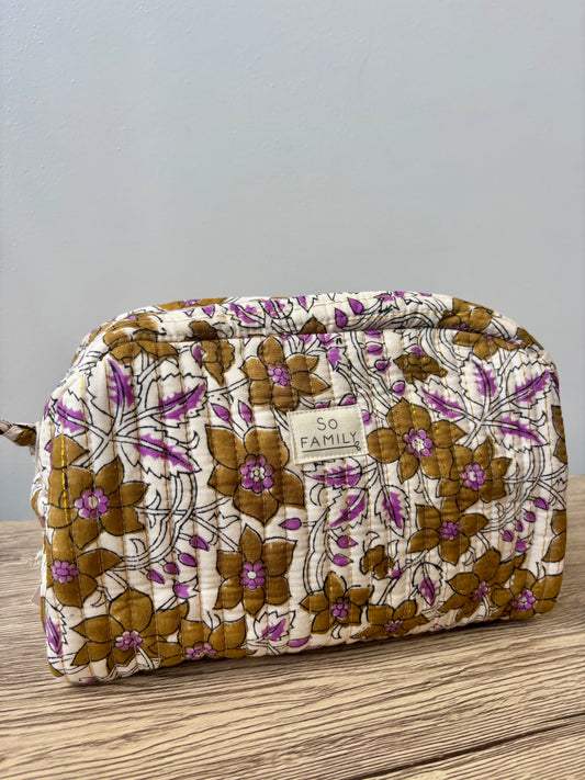 Trousse de Toilette Lurex Camel