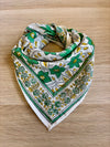 Duo Foulard Matchy Matchy 1 grand et 1 petit So Family Agra Pistache