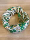 Duo Foulard Matchy Matchy 1 grand et 1 petit So Family Agra Pistache