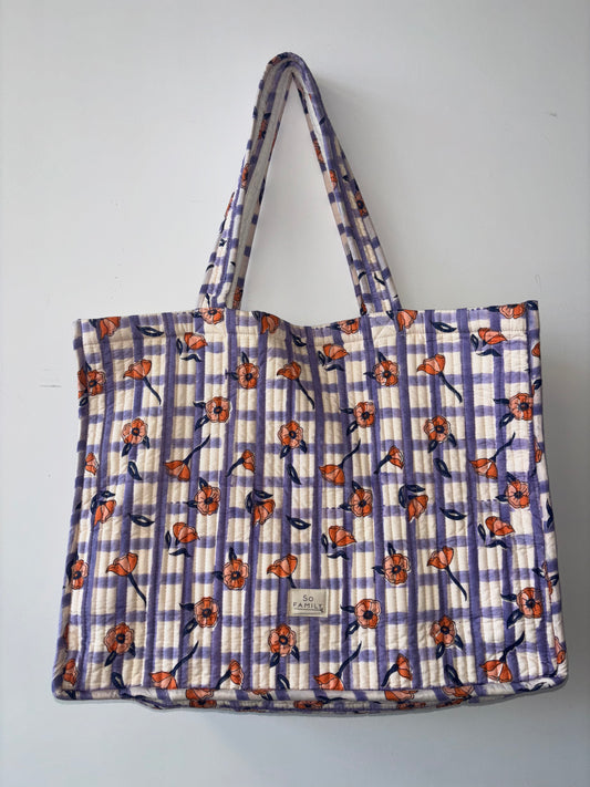 Sac cabas Chennai Lilas