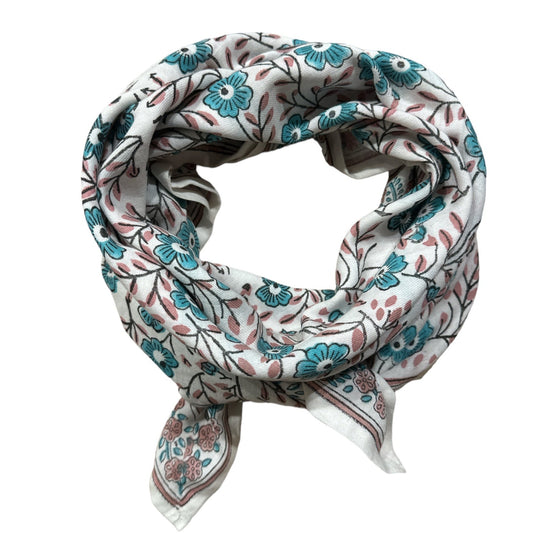 Foulard  Adulte Bellis Aqua 100 cm