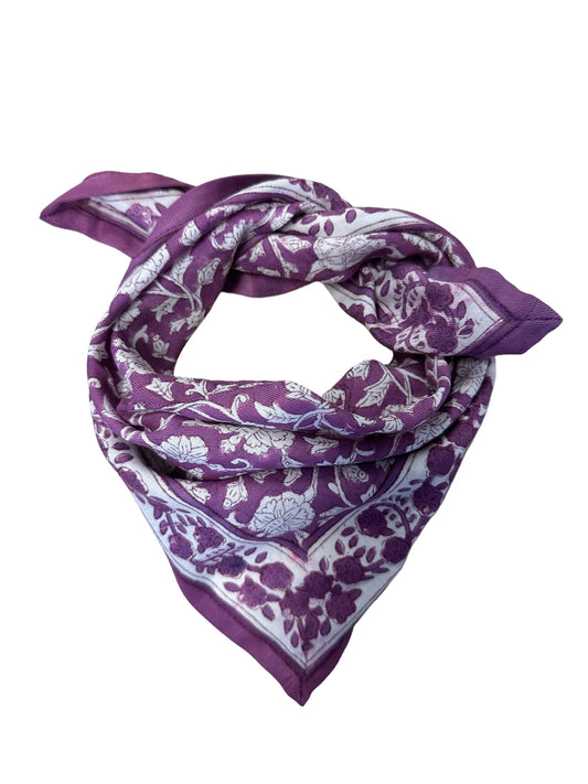 Foulards Bébé, Enfant Delhi Lilas 5O cm