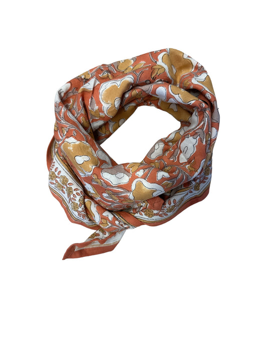 Foulard  Adulte Cosmos Rouille 100 cm