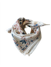 Foulard en Laine Prusse 50 cm