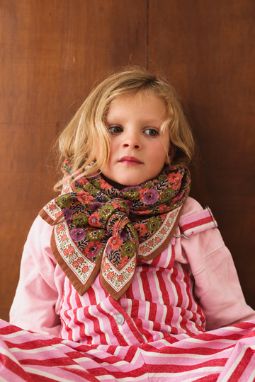 Foulard Adulte Indore Marron