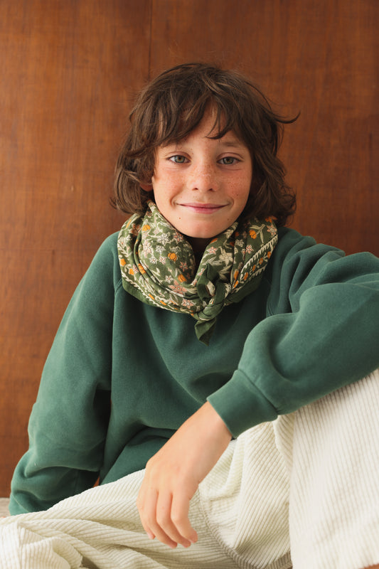 Foulard Adulte Bombay vert