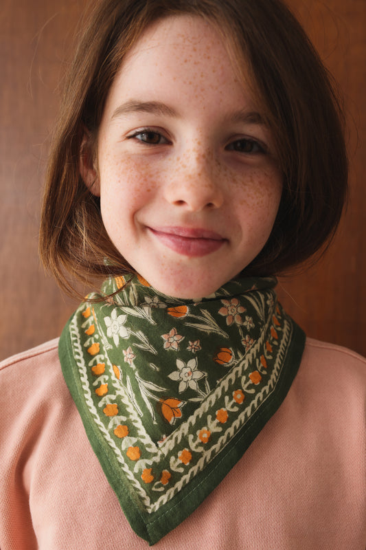 Foulards Bébé, Enfant Bombay Vert