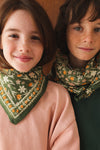 Duo Foulard Matchy Matchy 1 grand et 1 petit Bombay vert