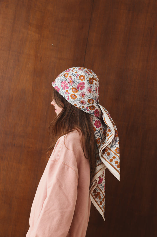 Apricot Dheli Scarf 100 cm