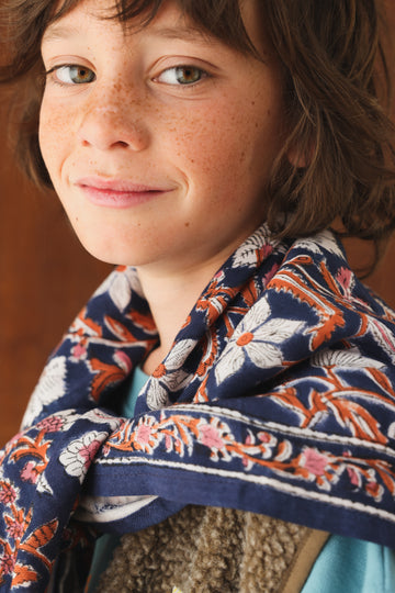 Foulard  Adulte Dheli Minuit 100 cm