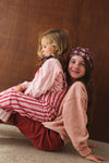 Duo Foulard Matchy Matchy 1 grand et 1 petit Chennai Prune