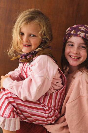 Duo Foulard Matchy Matchy 1 grand et 1 petit Chennai Prune