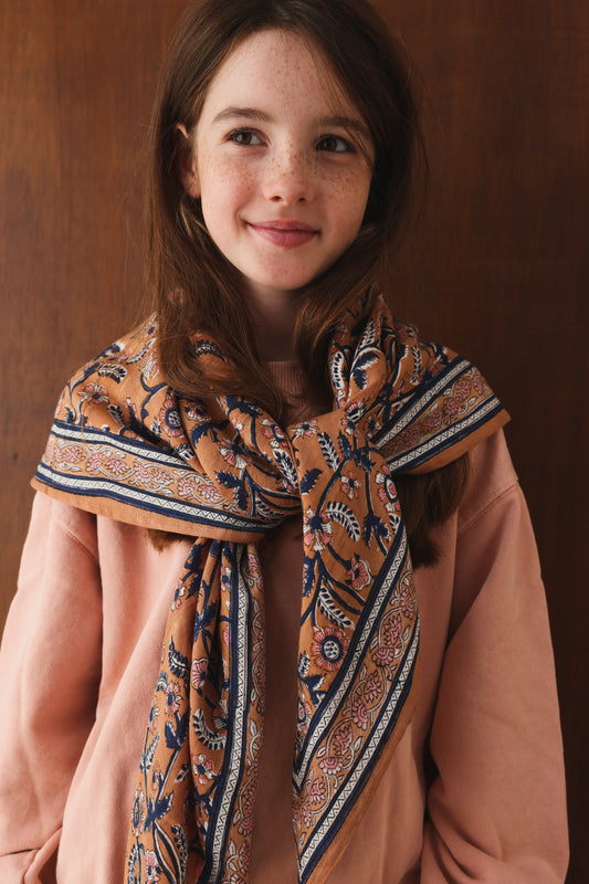 Apricot Dheli Scarf 100 cm