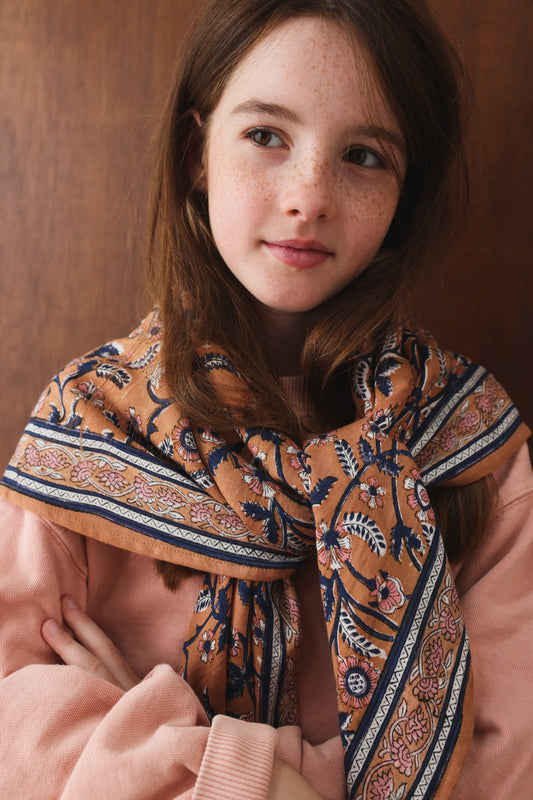 Apricot Dheli Scarf 100 cm