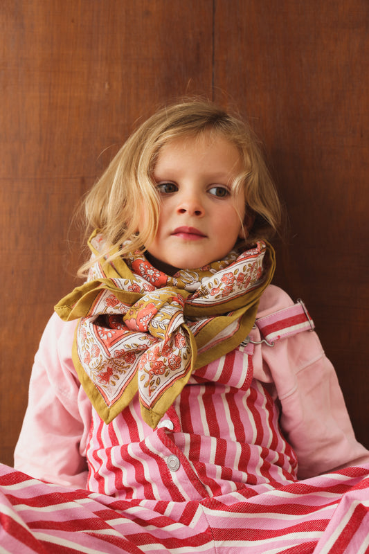 Foulard Adulte Indore ocre