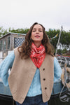 Foulard Adulte Mysore bandana Corail