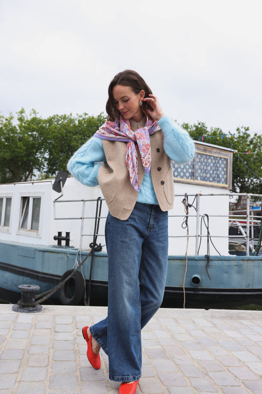 Foulard Adulte Indore Lilas