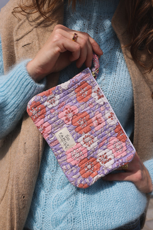 petite pochette Indore Lilas